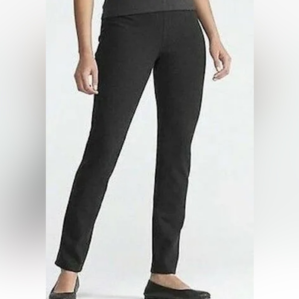 Eileen Fisher Melange Viscose Stretch Ponte Slim Pants